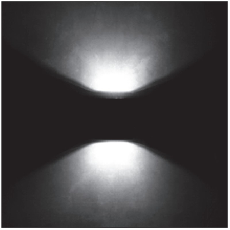 Applique extérieure LED murale Luminor 2x5W 3000K IP65 Corps aluminium Diffuseur verre ASLO – Image 3