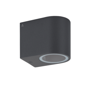 Applique murale 1xGU10 IP54 graphite ASLO