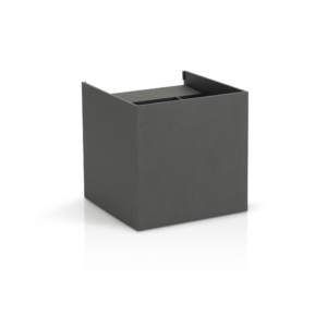 Applique murale cube COB graphite 780 lm 2x5W 4000K ASLO