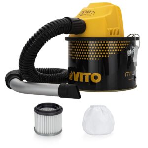 Aspirateur de cendres 800W 4L Puissance d'aspiration 15 kPa Filtre HEPA Température max cendres 40°C VITO