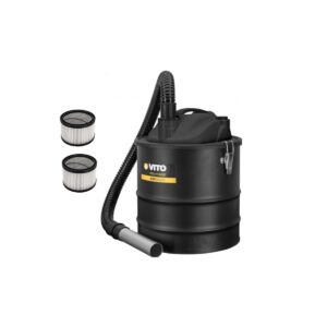 Aspirateur de cendres 18L 1200W avec 2 filtres HEPA fonction souffleur auto-nettoyage marque VITO PRO-POWER
