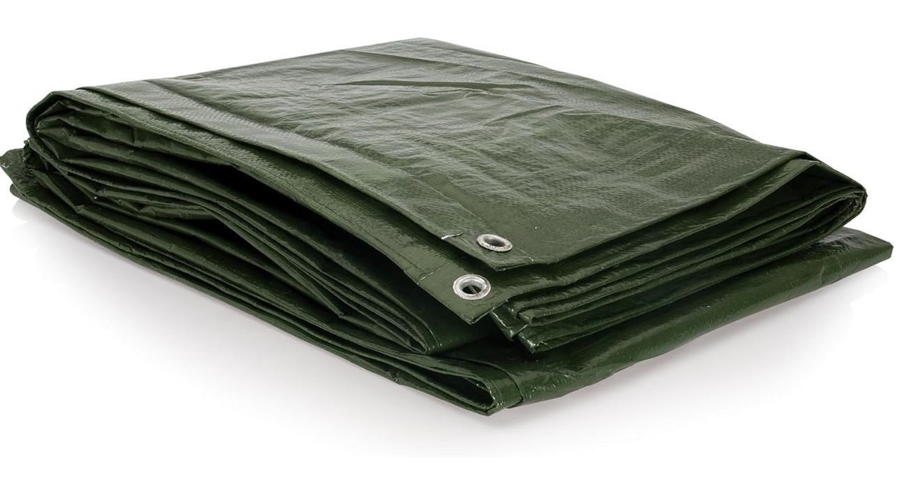 Bâche de protection 4x6 m Bache étanche avec œillets renforcés Traitée anti-UV Toitures Meubles de jardin VITO – Image 6