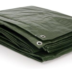 Bâche de protection 5x8 m Bache étanche avec œillets renforcés Traitée anti-UV Toitures Meubles de jardin VITO