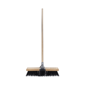 Balai brosse-fils d'extérieur 50 cm manche 1,20 m bois pin métal galvanisé VITO
