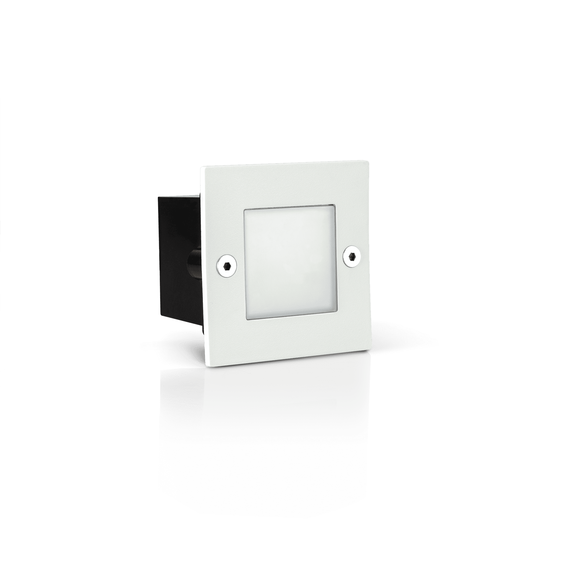 Balise encastrable carrée 1W 4000K IP65 gris ASLO – Image 3