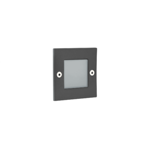 Balise encastrable carrée 1W 4000K IP65 gris ASLO