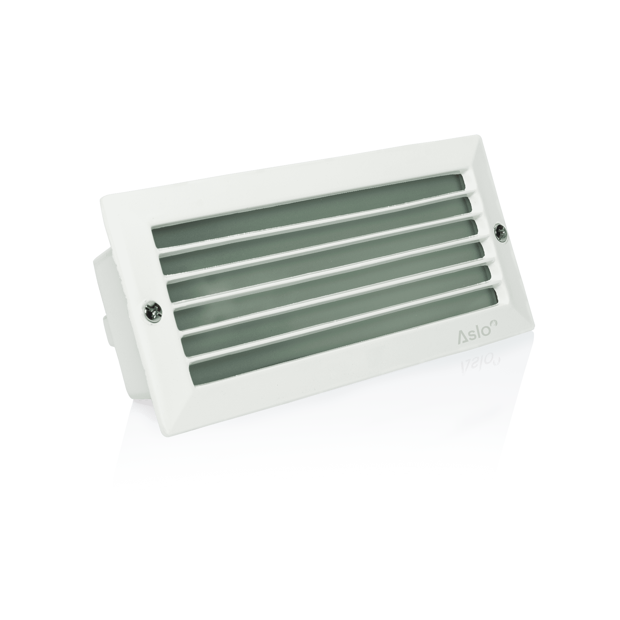 Balise encastrable grille noire 230x90x85mm IP54 ASLO
