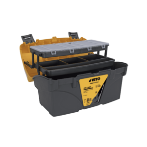 Boîte à outils avec organisateur 17" 431 mm 3 compartiments 420 x 240 x 240 mm VITO
