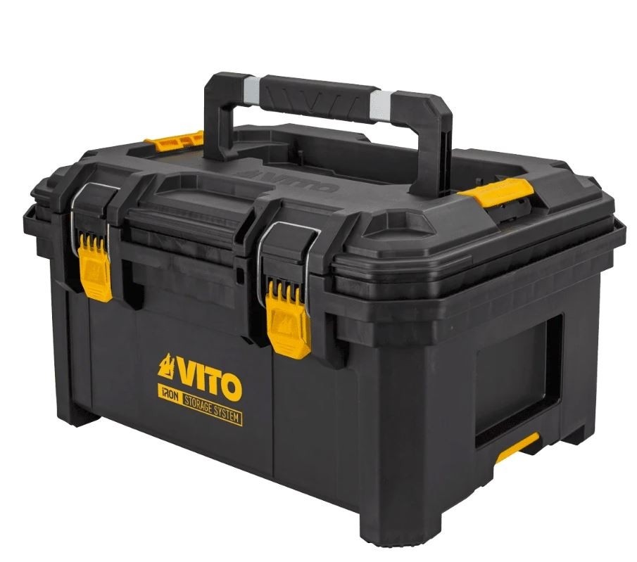 Servante d'atelier modulable 3 éléments 111 L 139 kg Roues Ø 200 mm VITO – Image 9