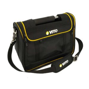Boîte à outils sacoche multifonction poignée acier renforcée nylon haute qualité sac bandoulière 0x30x25 cm VITO PRO-POWER