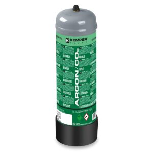 Bouteille de gaz Argon+CO2 110 Bar 2.2L Connexion M10 X 1 KEMPER