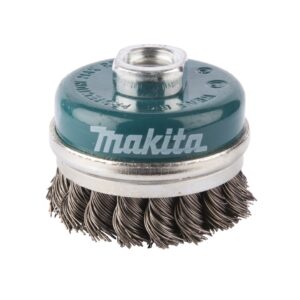 Brosse boisseau à fils acier torsadés M14 Ø 60mm - Makita D-24153