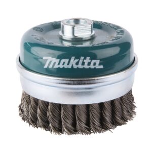 Brosse boisseau à fils acier torsadés M14 Ø 100mm - Makita D-29290