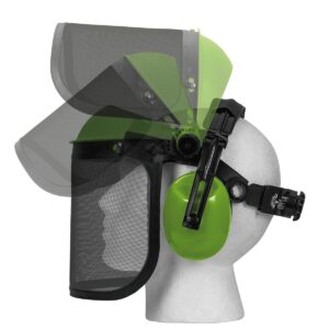 Casque de sécurité Espaces Verts SNR 21DB Visière ventilée ABS haute résistance VITO