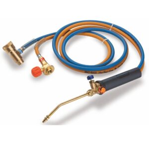 Chalumeau Bi-Gaz Oxygène Propane Tuyaux 1.5m Filetage M10 Valve Anti-Retour KEMPER