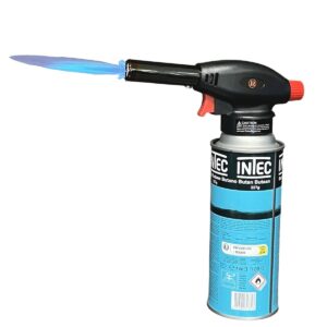 Chalumeau gaz 180W allumage piezo flamme réglable cartouches 250g PROWELTEK