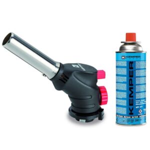 Chalumeau gaz polyvalent Kemper 1059 puissance 1.51 kW allumage piézo cartouche butane 220 g - KEMPER