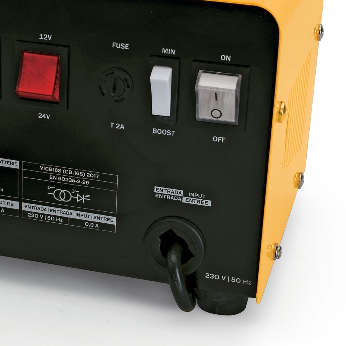 Chargeur de batterie Auto 12/24V 28-180Ah Portable 20A Protection Polarité IP20 VITO – Image 3