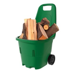 Chariot de jardin 43L Polyvalent 2 roues robustes Charge max 60 kg INTEC