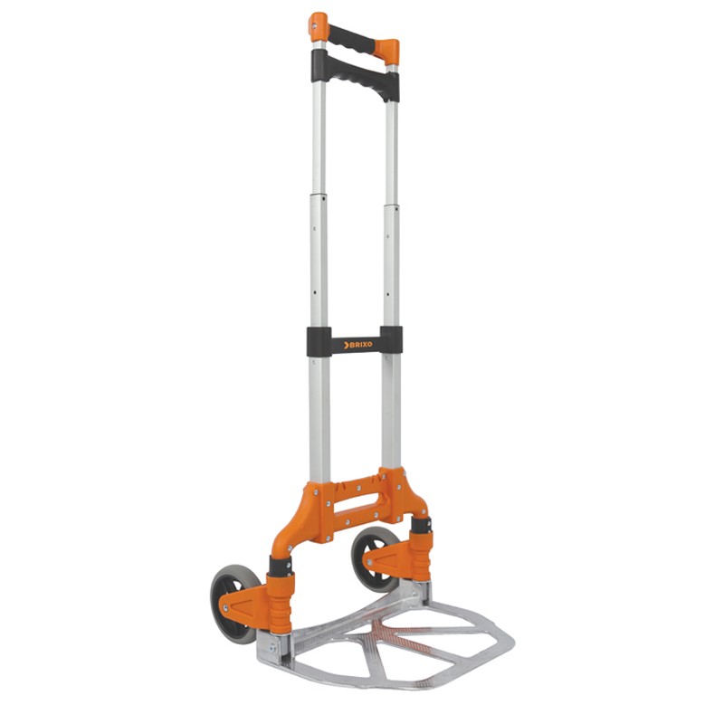 Chariot de manutention Diable pliable 60 kg Aluminium compact poignée ergonomique BRIXO