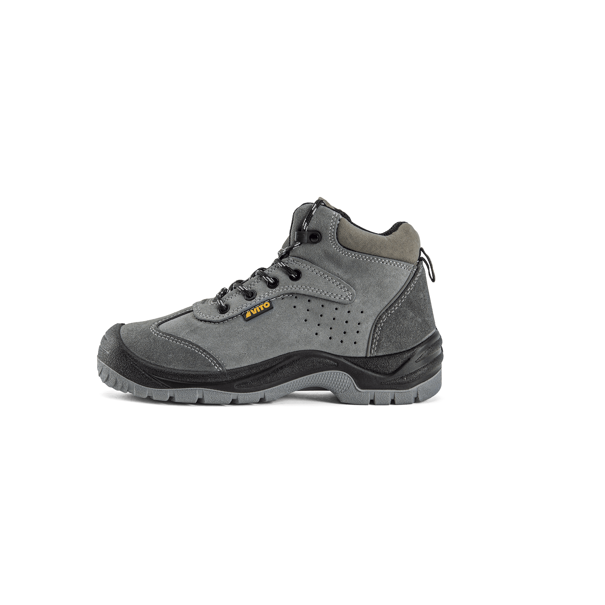 Chaussure de sécurité haute Genes en cuir suédé S1P pointure 44 VITO – Image 6