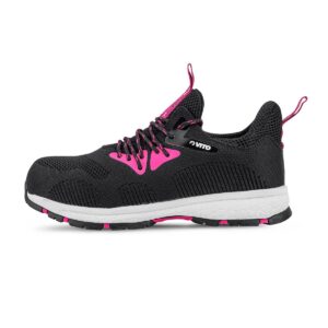 Chaussures de sécurité Femme S1P SRA Rose légères 438g coque composite VITO
