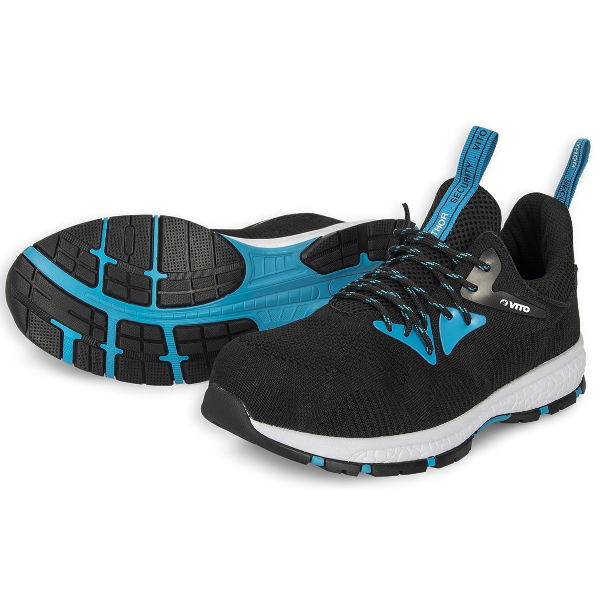 Chaussures de Sécurité Travail THOR Coque Composite Fibre Aramide Semelle Double Densité Taille 43 VITO SECURITY