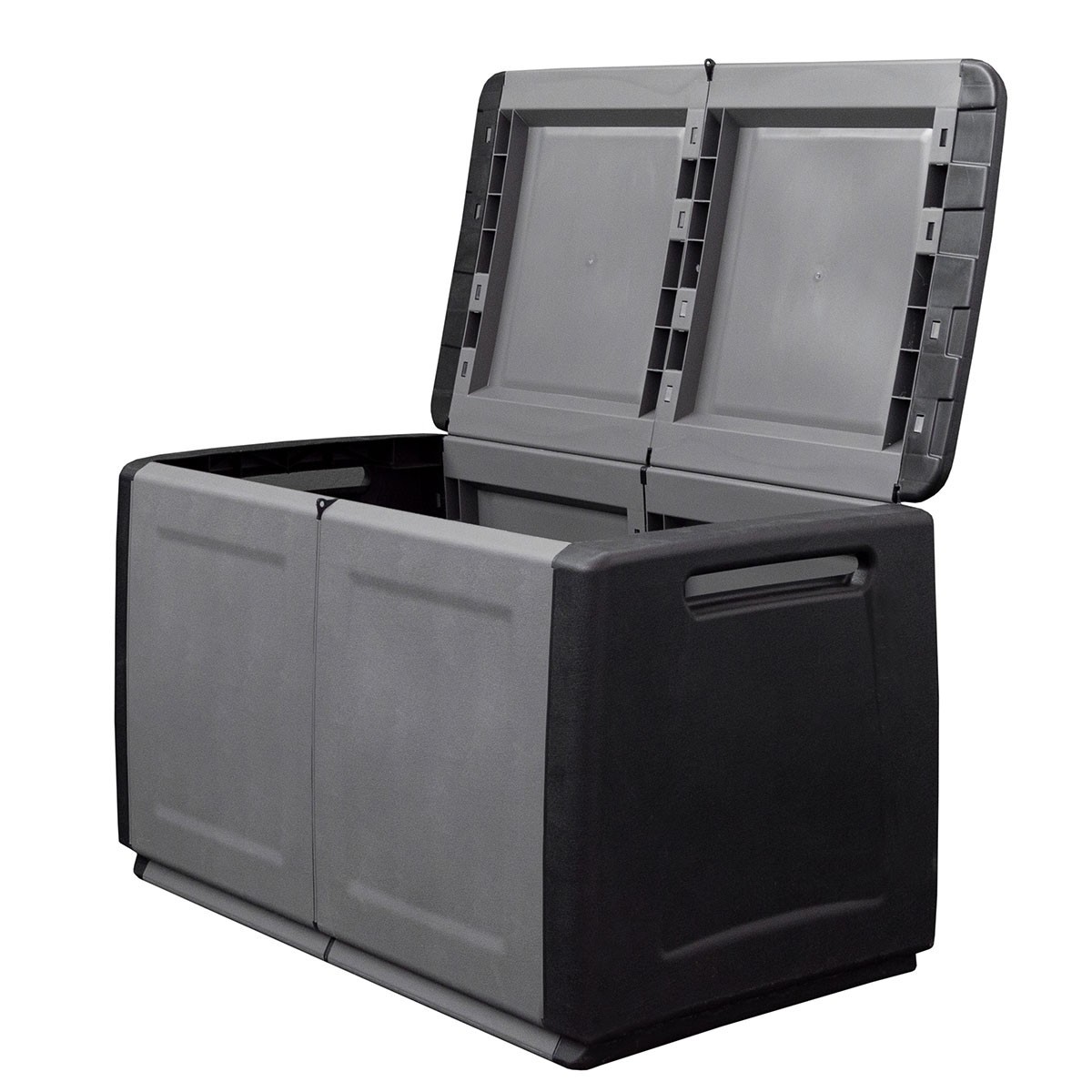 Coffre de rangement 230L polypropylène 96x53x57cm verrouillable INTEC – Image 6