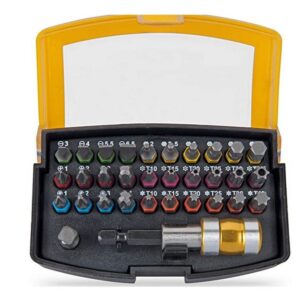 Coffret 32 Embouts de Vissage Acier Chrome Vanadium Haute Résistance avec Adaptateur Magnétique VITO PRO-POWER