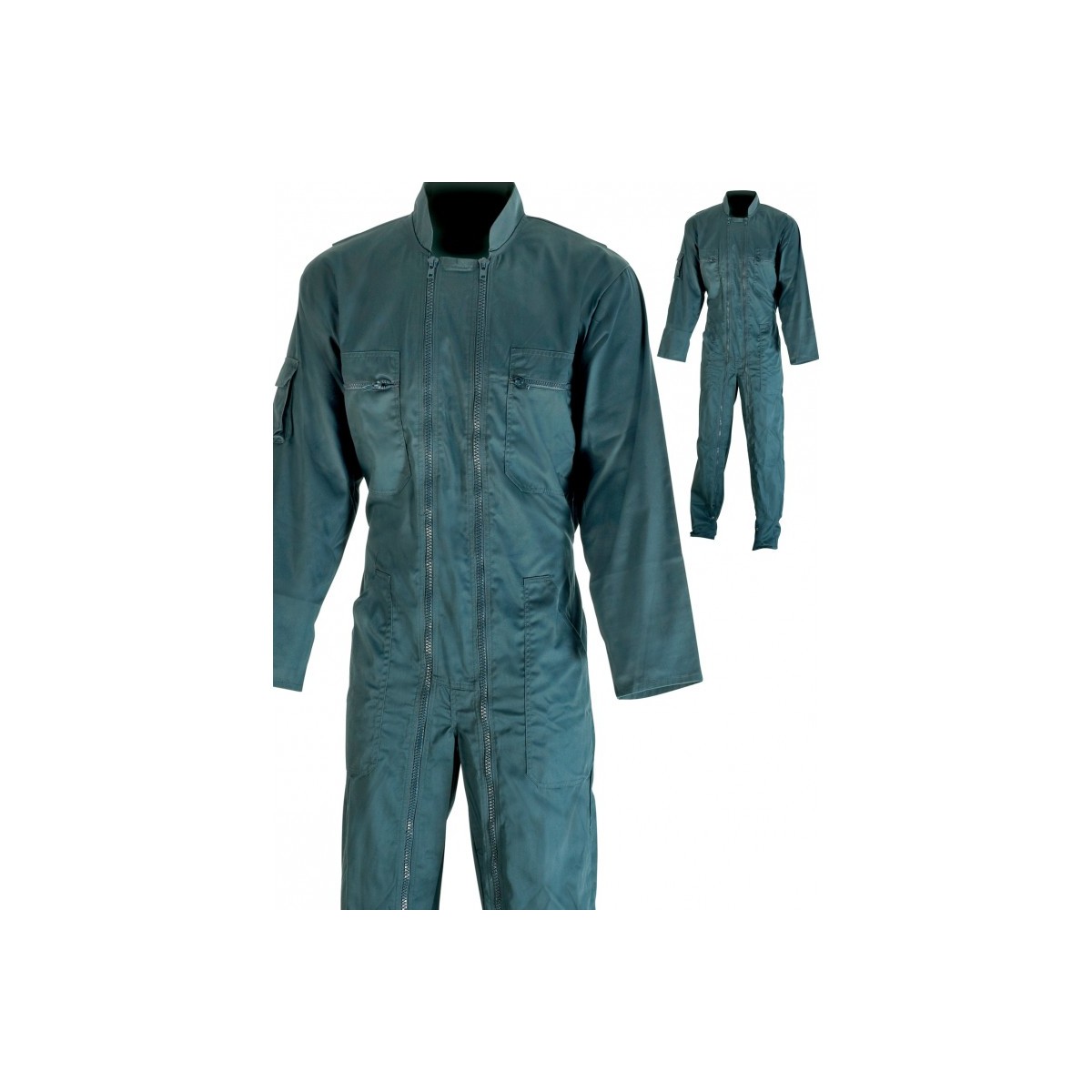 Combinaison de travail Agricole 2 Zips Taille M Polyester/Coton VERT 245 g/m2 SINGER