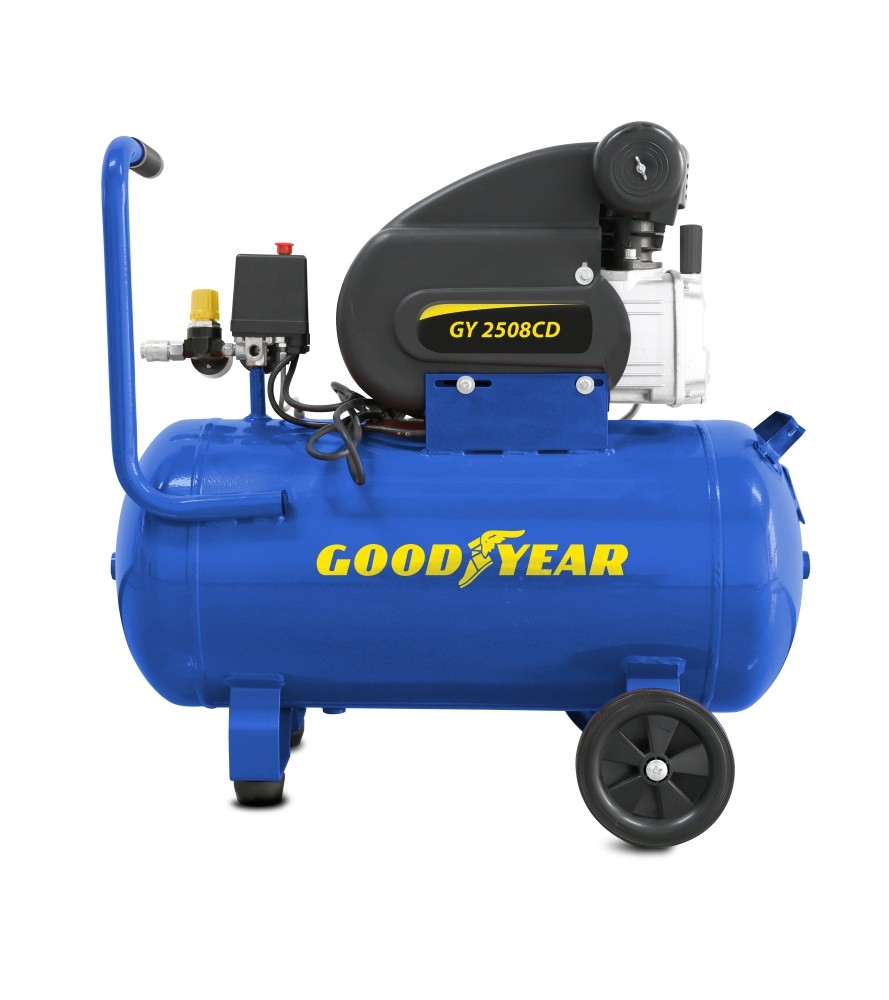 Compresseur d'air 50L 8 bar 2CV 210 L/min GOODYEAR – Image 2