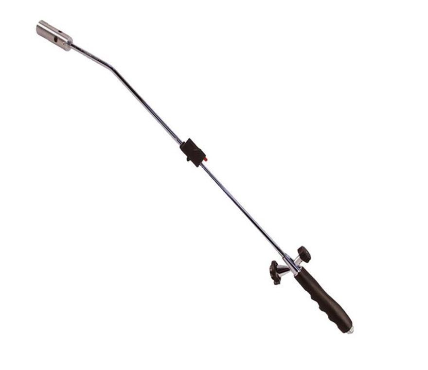 Désherbeur thermique piezo avec lance 80 cm flamme réglable pour cartouches gaz UN2037 - KZ GARDEN