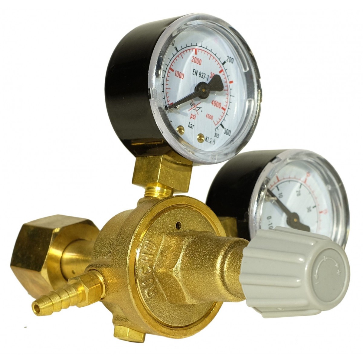 Régulateur de pression avec Manomètre 230 Bar Débitmètre Gaz Argon/CO2 Soudage MIG/MAG TECNOWELD – Image 2