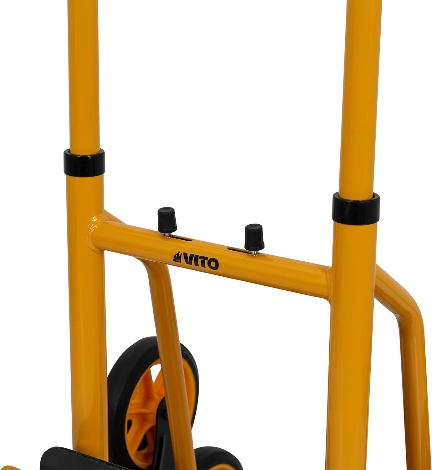 Diable de manutention pliable 150kg 3 roues caoutchouc Hauteur réglable VITO – Image 5