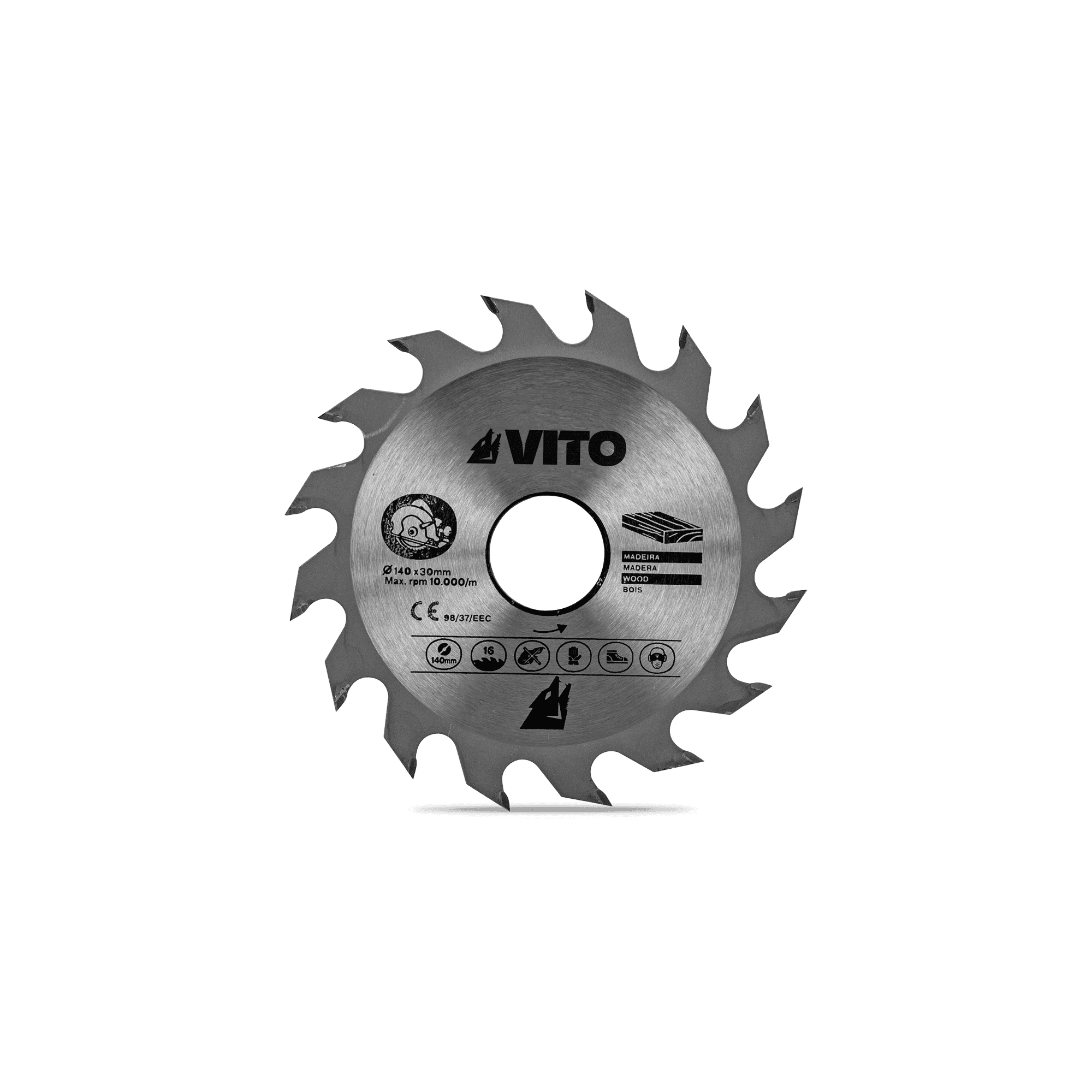 Disque de scie circulaire au carbure 140 mm x 20 mm 24D VITO – Image 14