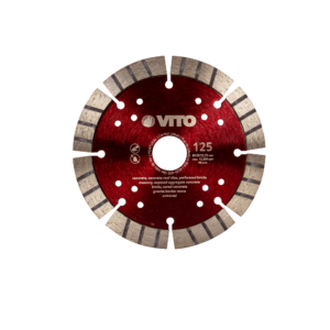 Disque diamant segmenté chantier PRO 150 mm 22-23 mm 12 mm VITO