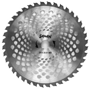 Disque débroussailleuse ⌀250mm 40 dents Alésage 254mm SAMURAI