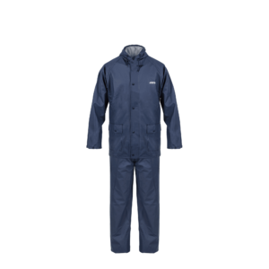 Ensemble de pluie Bleu - Taille XXL - PU/PVC - Imperméable capuche réglable - Cat.I. - VITO