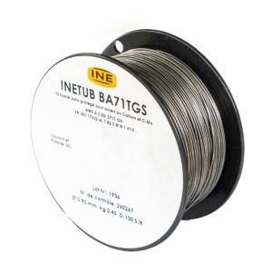 Fil fourré acier sans gaz 0.9mm Bobine 450g MIG-MAG INE