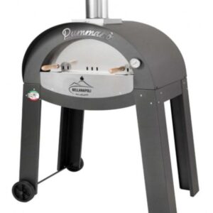 Four à bois Italien Cuisson 2 Pizzas - 400°C en 15 min - Base réfractaire - BELLANAPOLI