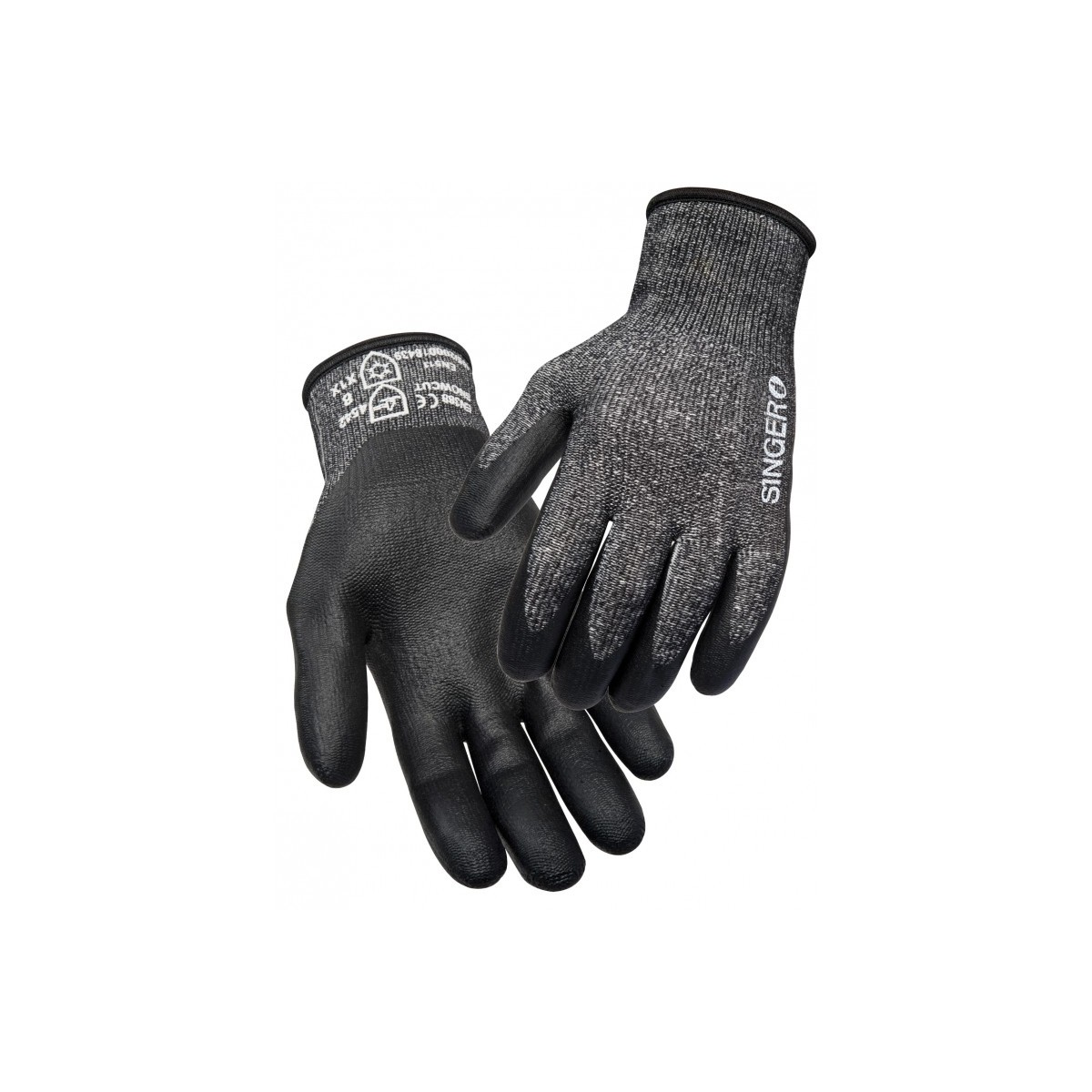 Gant Anti Coupure Anti Froid SINGER Taille 9 - Niveau de Coupure 5 - Enduit Nitrile - Fibres Haute Ténacité - SINGER