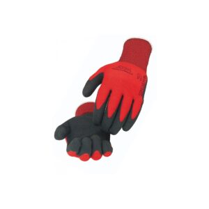 Gant Manutention légère Taille 9 Rouge/noir Polyamide Enduit PVC HPT Poignet élastique SINGER
