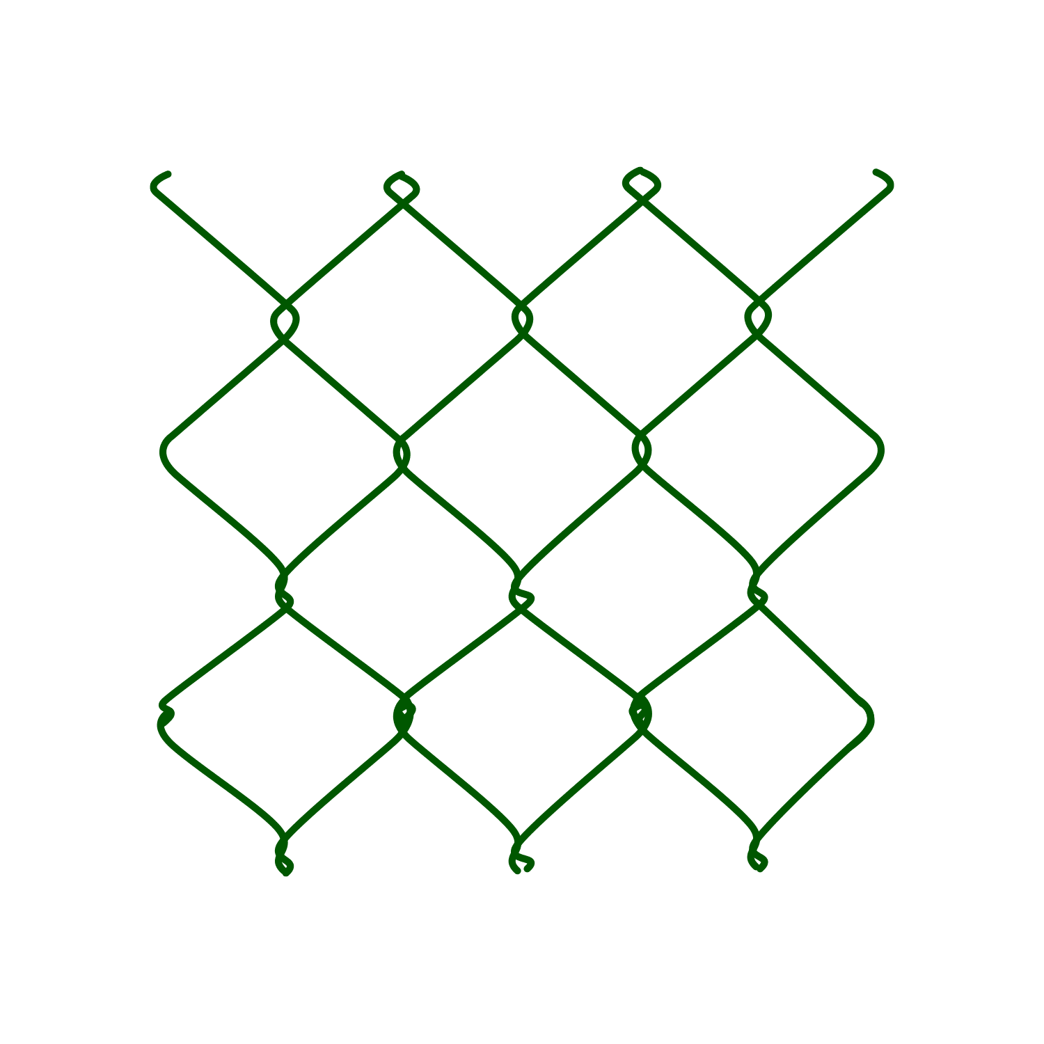 Grillage plastifié 25 m - Maille 50x50 cm - Hauteur 75 cm - VITO