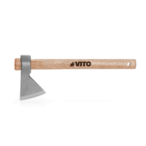 Hache à tête plate avec manche - acier trempé - 42 mm - VITO