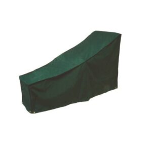 Housse de protection pour Transat PVC vert 175x76x30 cm fermeture élastique extérieure BRIXO