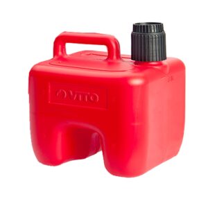 Bidon Essence 3L Jerrican Polyéthylène Haute Densité avec Poignée de Transport VITO