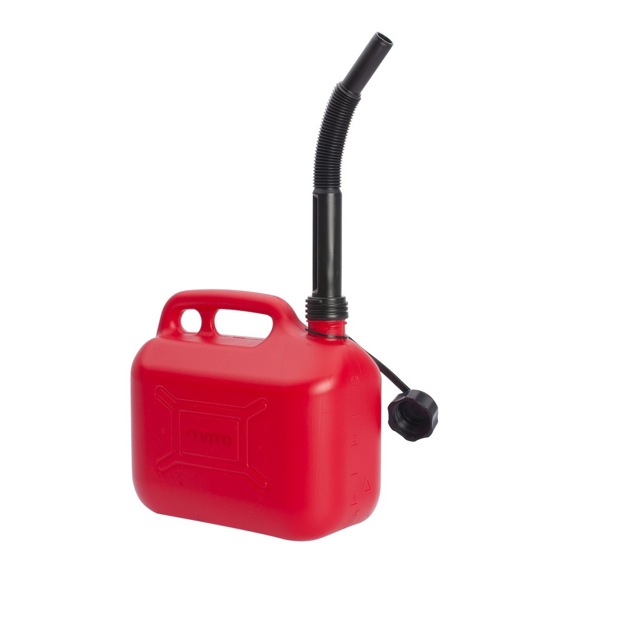 Bidon Essence 5L Jerrican Polyéthylène Haute Densité Bec Verseur Poignée Transport VITO – Image 4