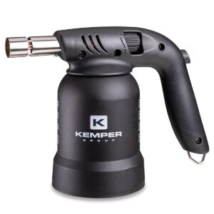 Lampe à souder à gaz 360° Allumage Piezo Cartouches gaz perçables KEMPER