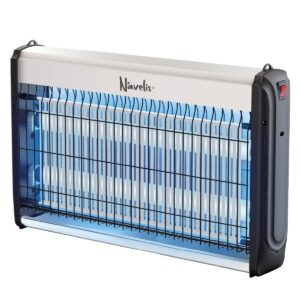 Lampe Anti-Moustique LED 10W Intérieur Extérieur 2500V Surface 80m² Elimine Mouches Moucherons & Insectes volants