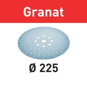Lot de 5 disques abrasifs Granat STF D225 mm Grain 240 - Festool 205668